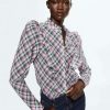 Clothing * | Mango Sopha Button-Down Blouse Rose