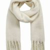 Accessoires * | Mango Scarf Blanc Casse