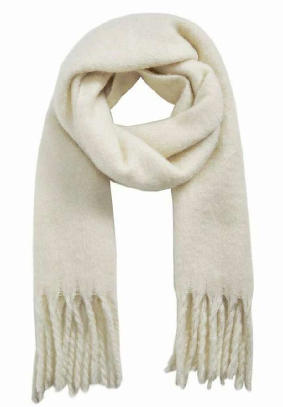 Accessoires * | Mango Scarf Blanc Casse