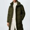 Clothing * | Mango Osca Winter Coat Kaki