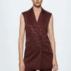 Clothing * | Mango Dalia-A Waistcoat Rodbrun