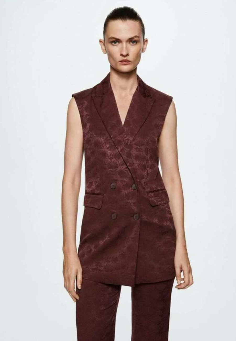 Clothing * | Mango Dalia-A Waistcoat Rodbrun