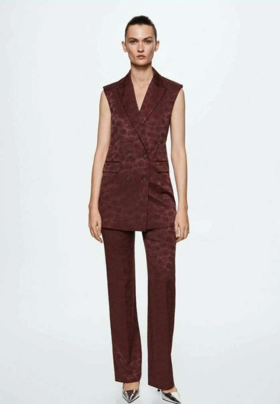 Clothing * | Mango Dalia-A Waistcoat Rodbrun