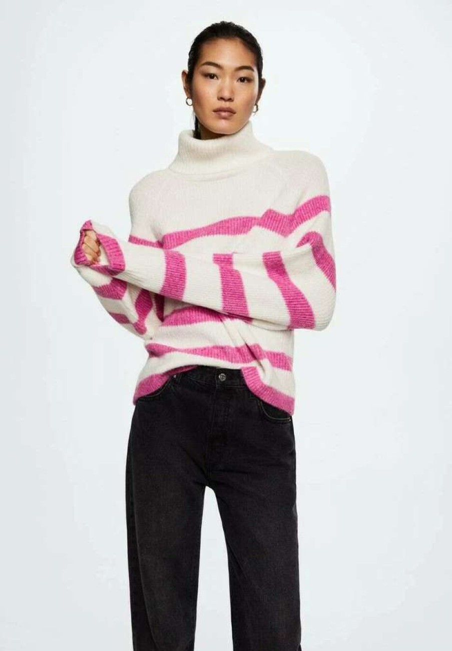 Clothing * | Mango Merlin Jumper Fuchsia