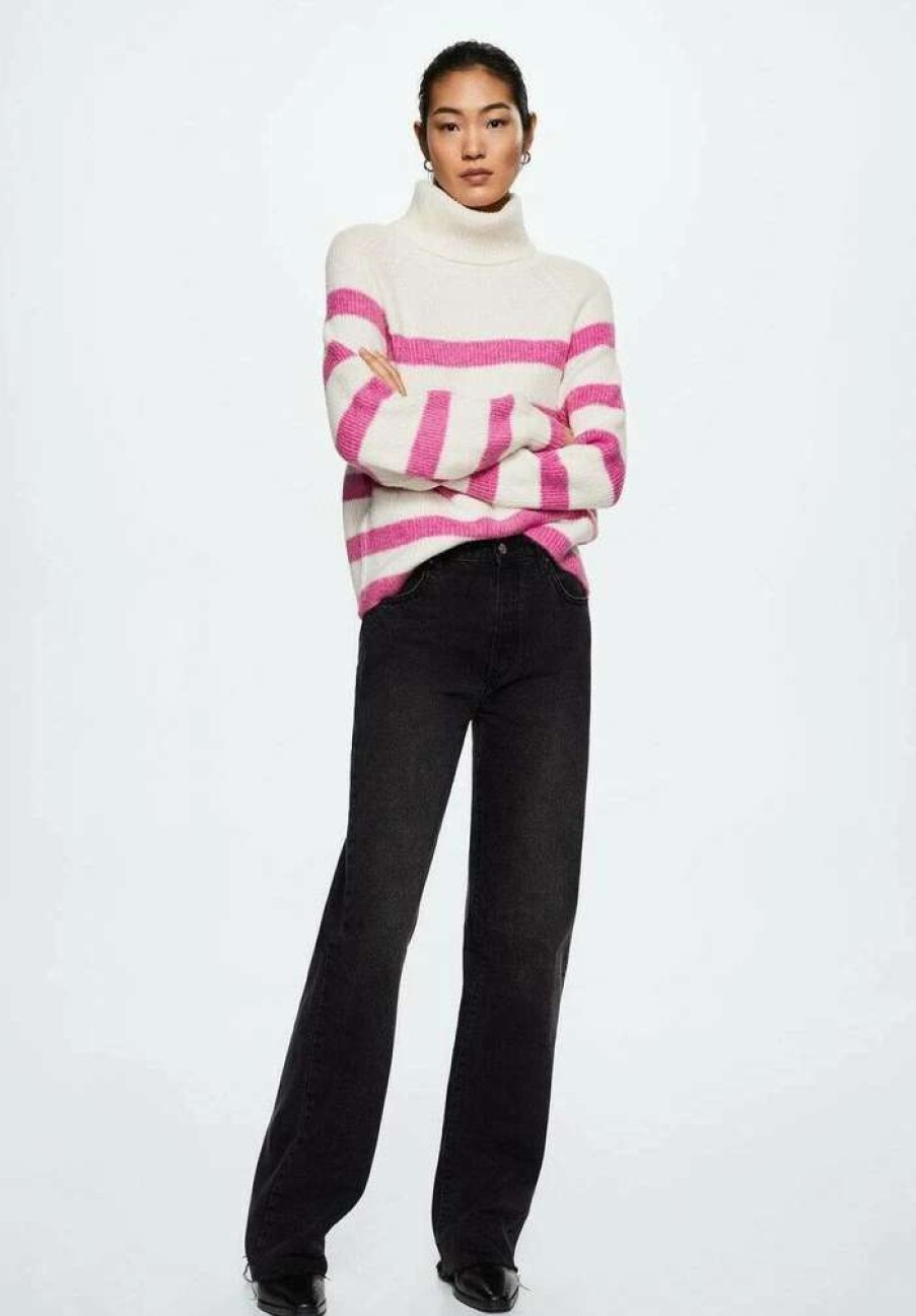 Clothing * | Mango Merlin Jumper Fuchsia