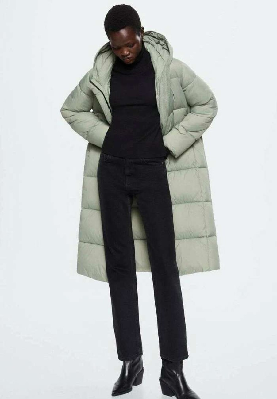 Clothing * | Mango Muak Winter Coat Mintgron