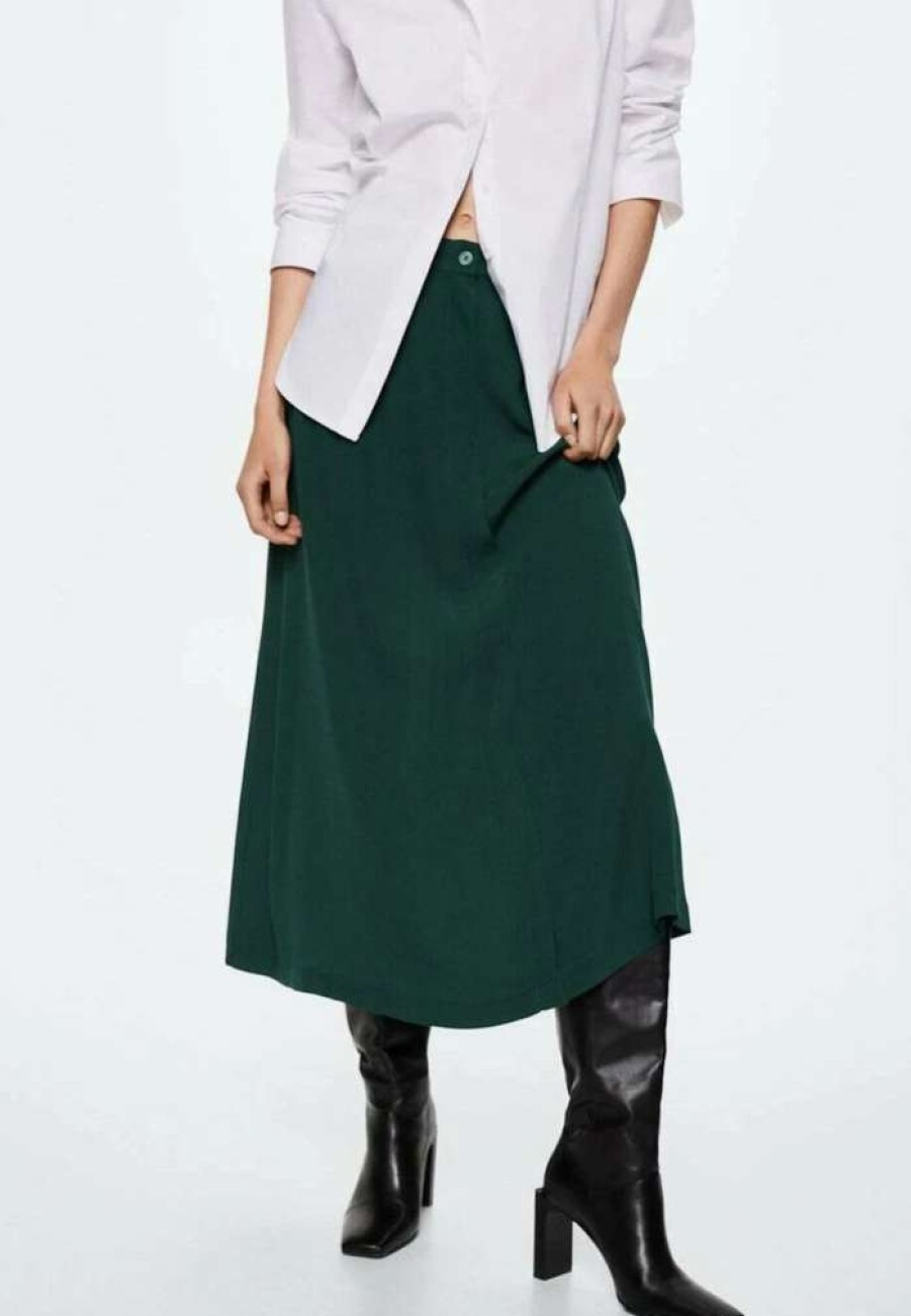 Clothing * | Mango Sonia-A A-Line Skirt Morkegron