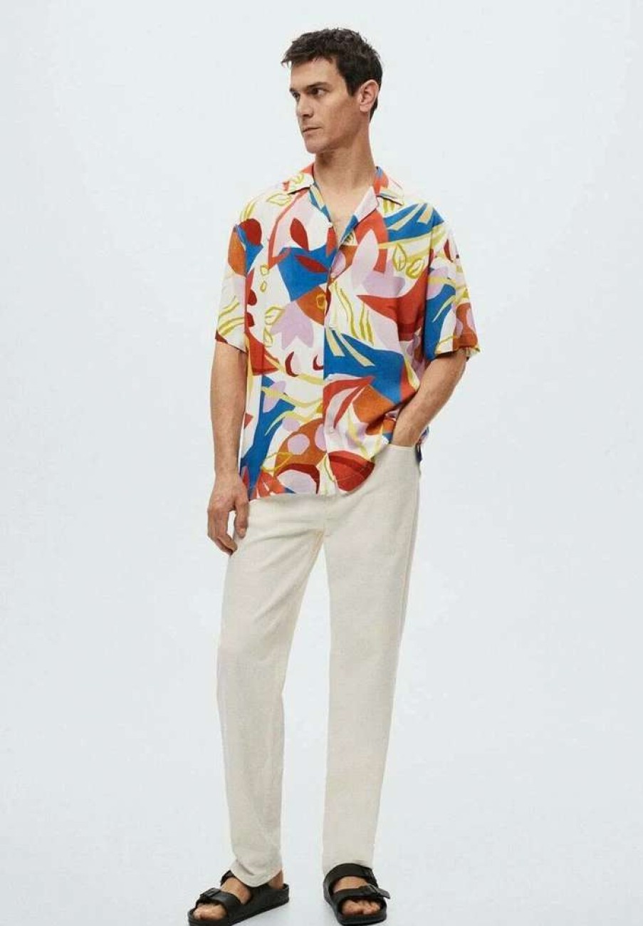 Clothing * | Mango Tamariu Shirt Sandfarvet