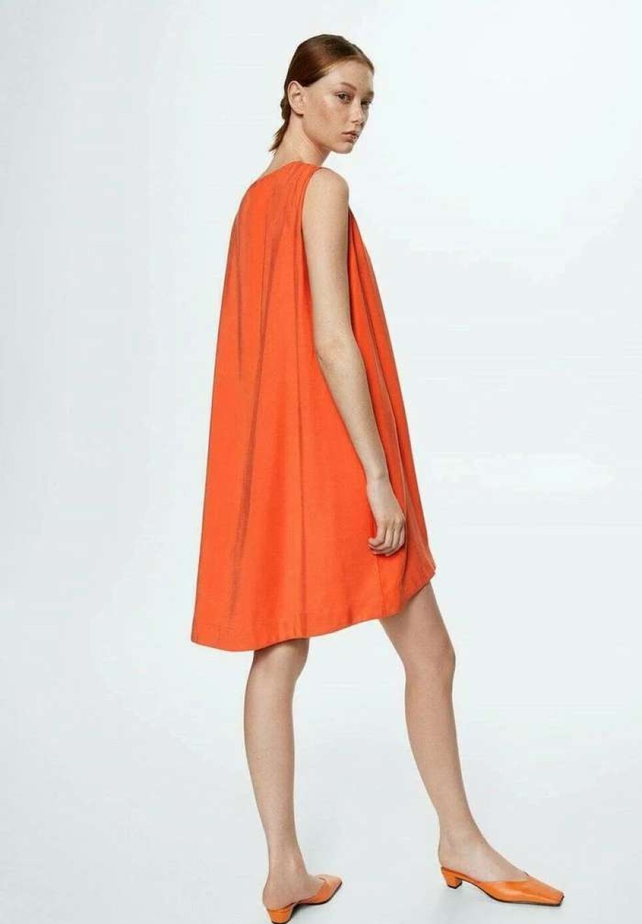 Clothing * | Mango Bosco-H Day Dress Korallrot