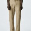 Clothing * | Mango Oyster Trousers Marron