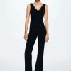 Clothing * | Mango July Jumpsuit Black