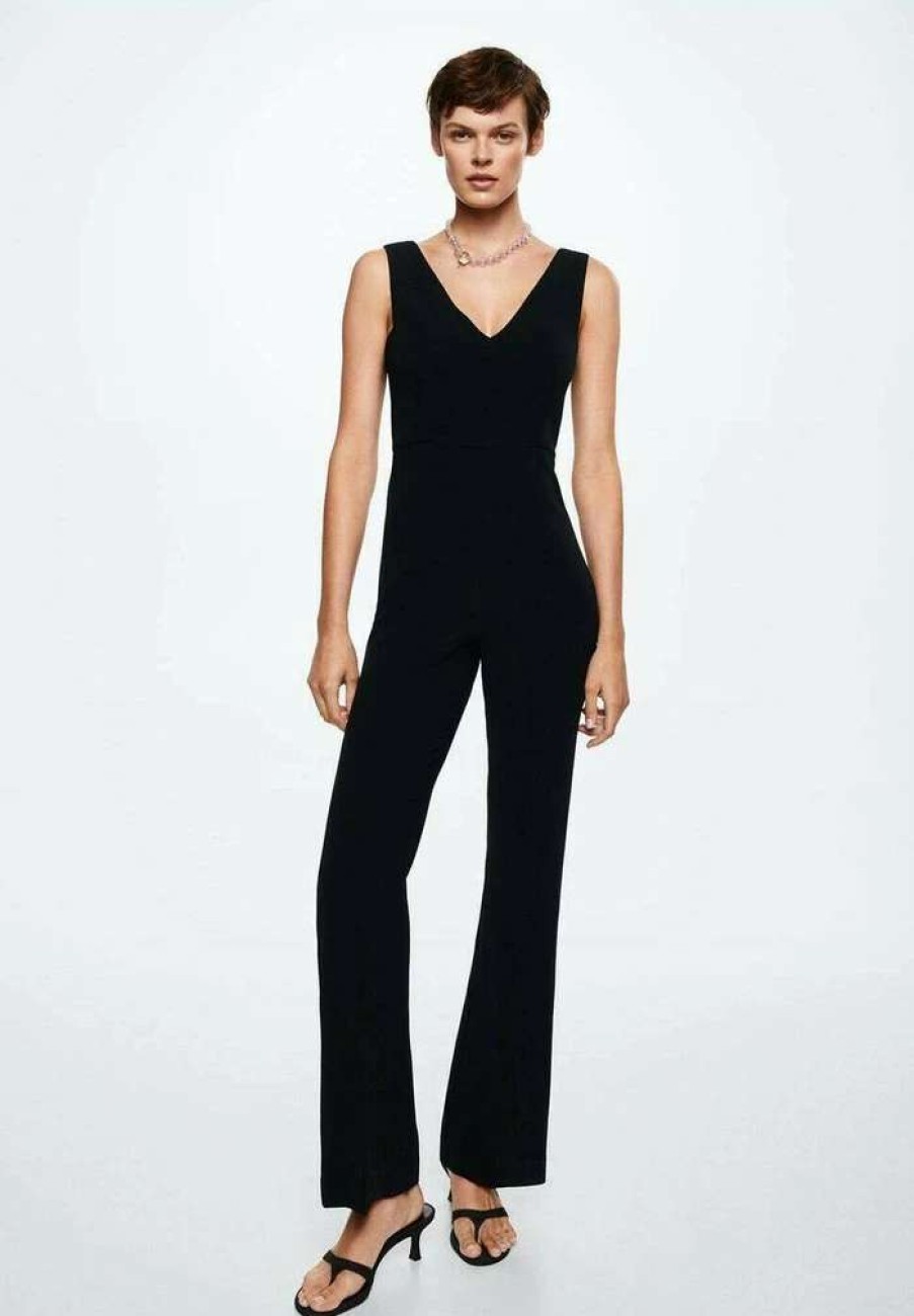 Clothing * | Mango July Jumpsuit Black