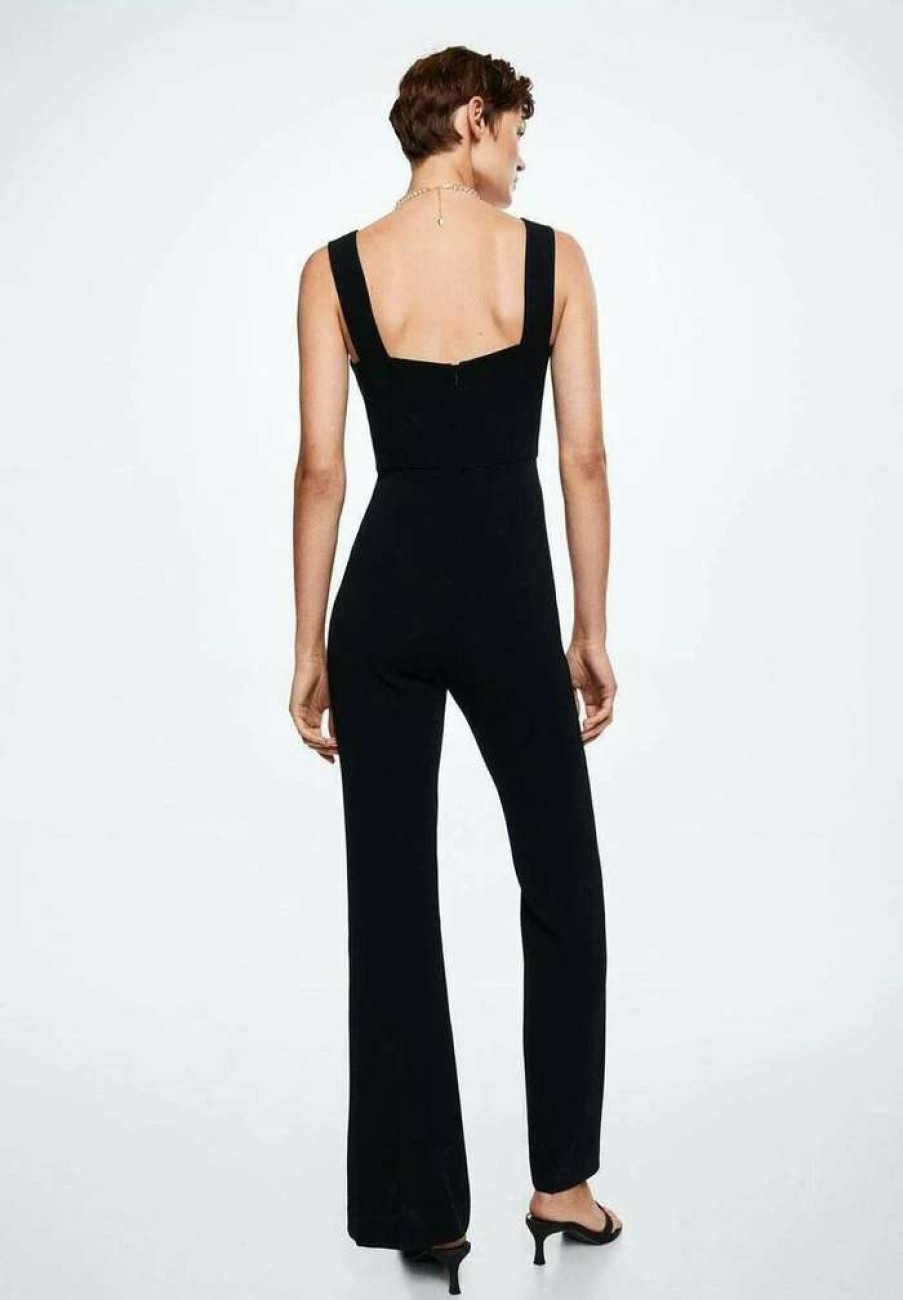 Clothing * | Mango July Jumpsuit Black