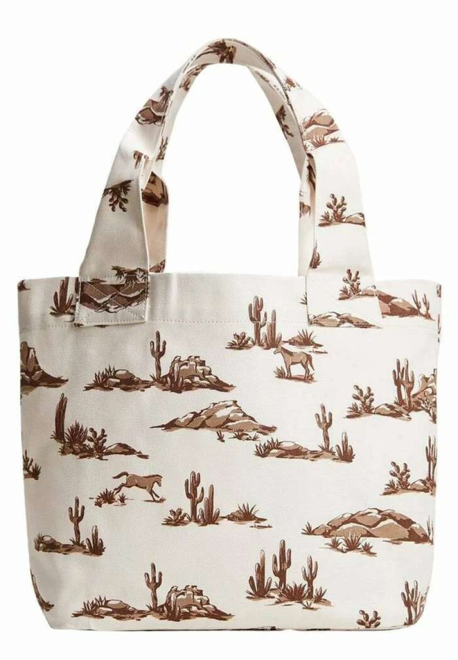 Accessoires * | Mango Texas Tote Bag Ecru