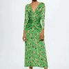 Clothing * | Mango Astrid Day Dress Green