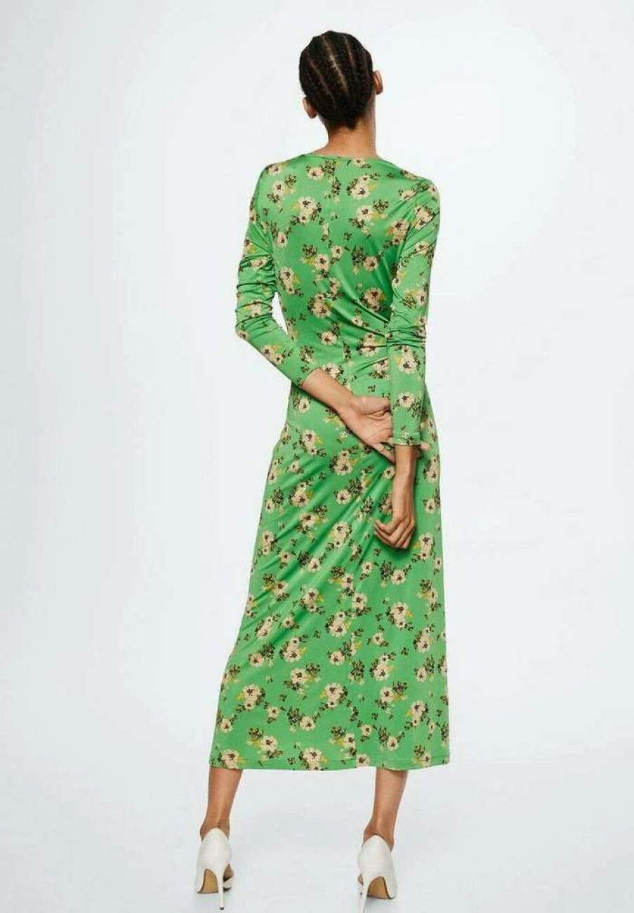 Clothing * | Mango Astrid Day Dress Green