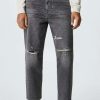 Clothing * | Mango Nestor Jeans Tapered Fit Denim Grey