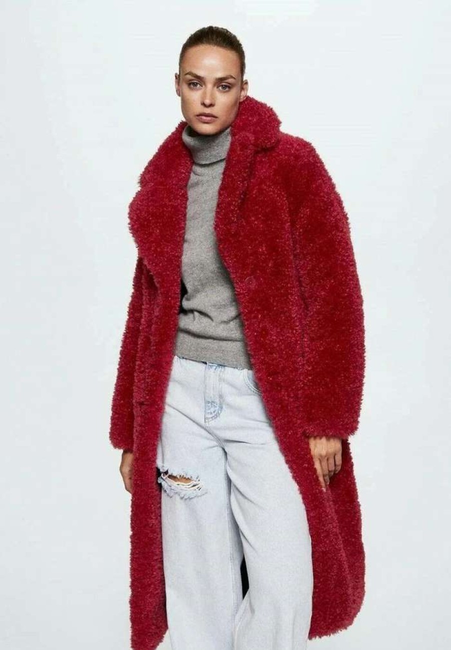 Clothing * | Mango Eureka Winter Coat Rood