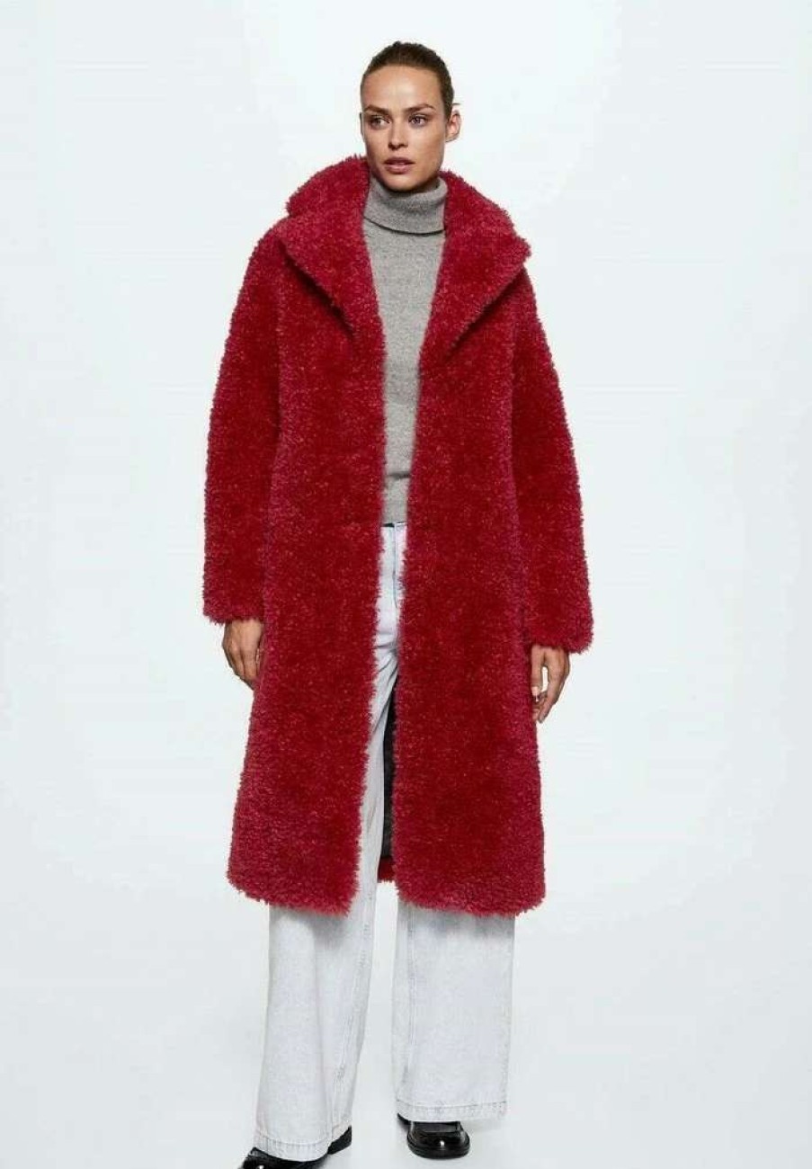 Clothing * | Mango Eureka Winter Coat Rood