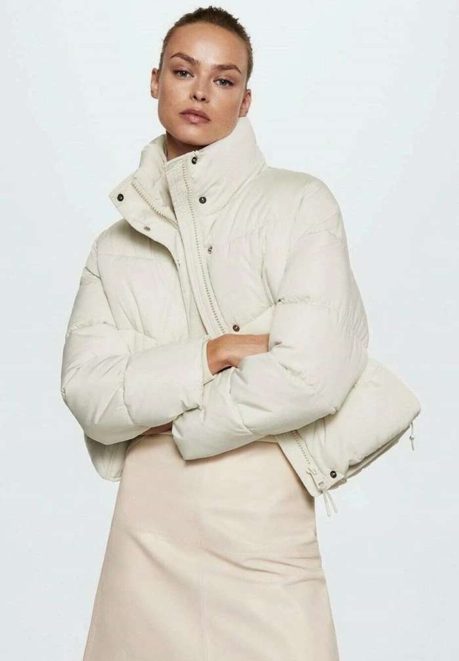 Clothing * | Mango Anita Winter Jacket Cremeweis