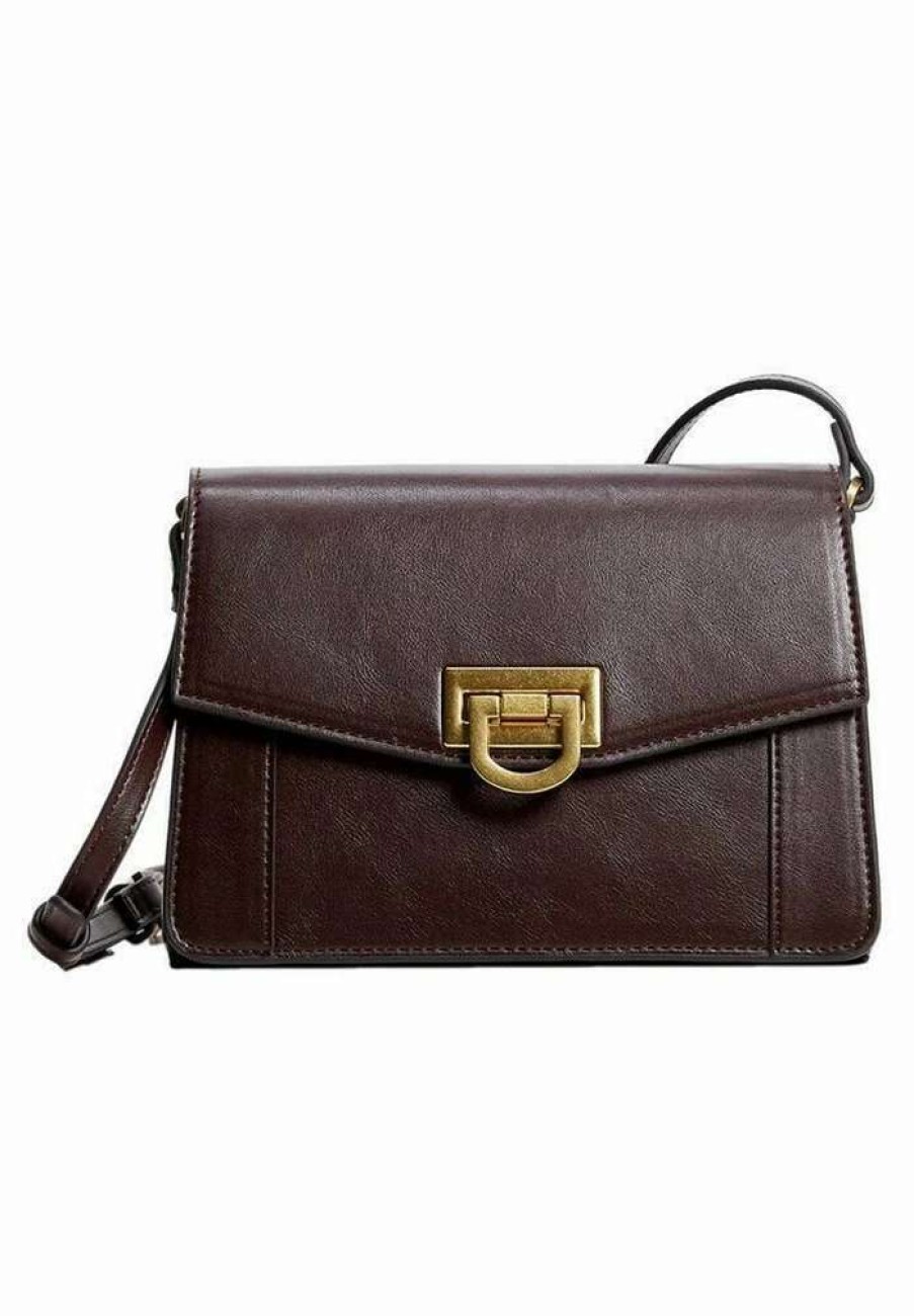 Accessoires * | Mango Egipto Across Body Bag Chocoladebruin