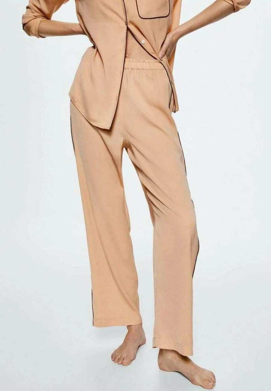 Nightwear * | Mango Calma Pyjama Bottoms Nude