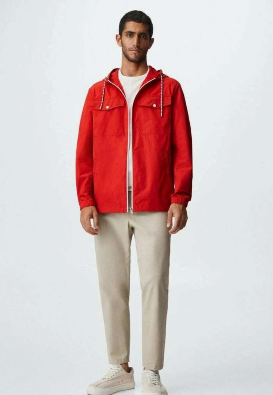 Clothing * | Mango Costa I Outdoor Jacket Red