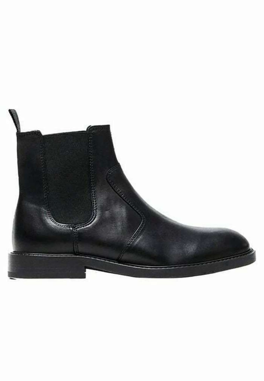 Shoe * | Mango Monovar Classic Ankle Boots Schwarz