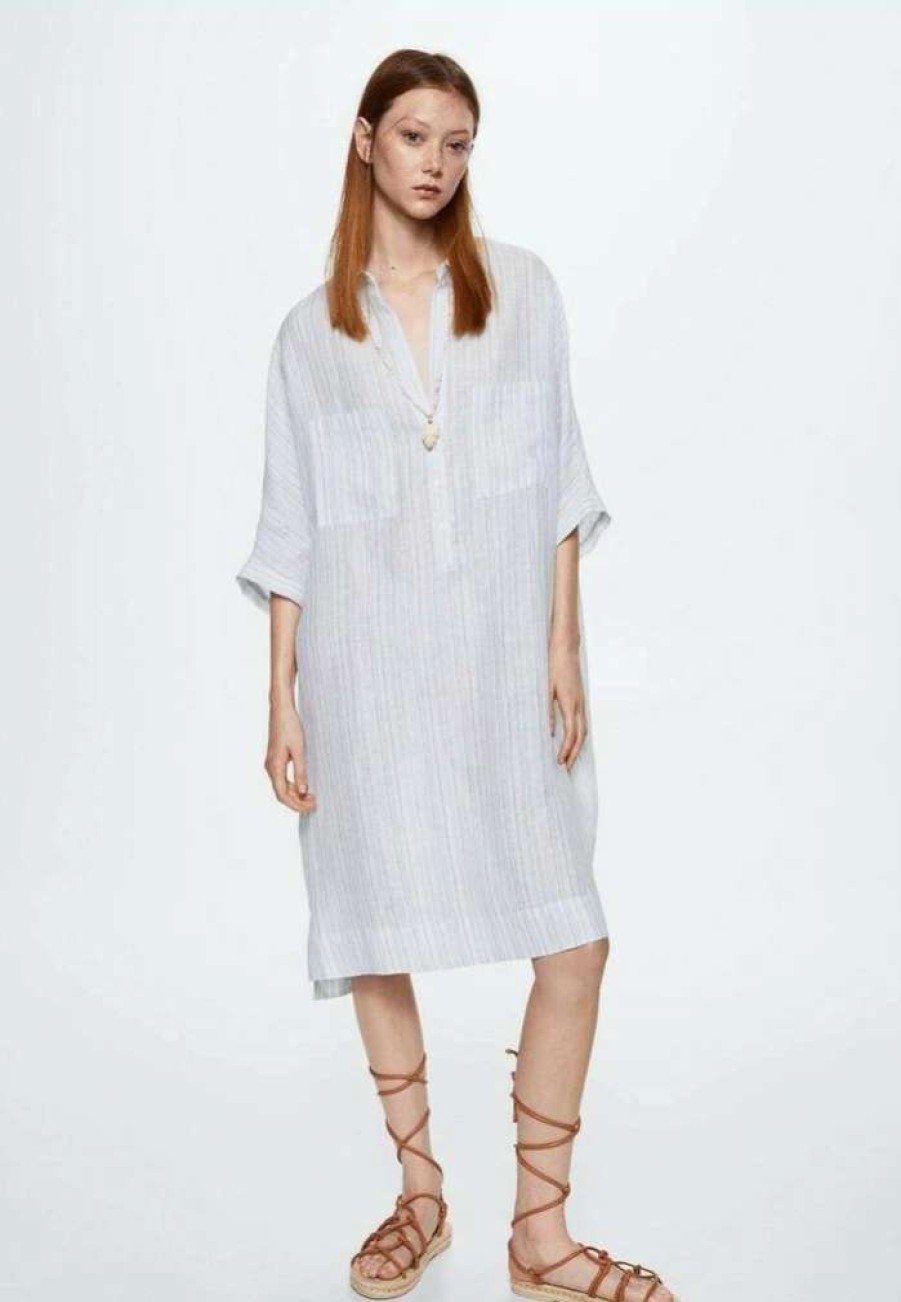 Clothing * | Mango Montana Shirt Dress White