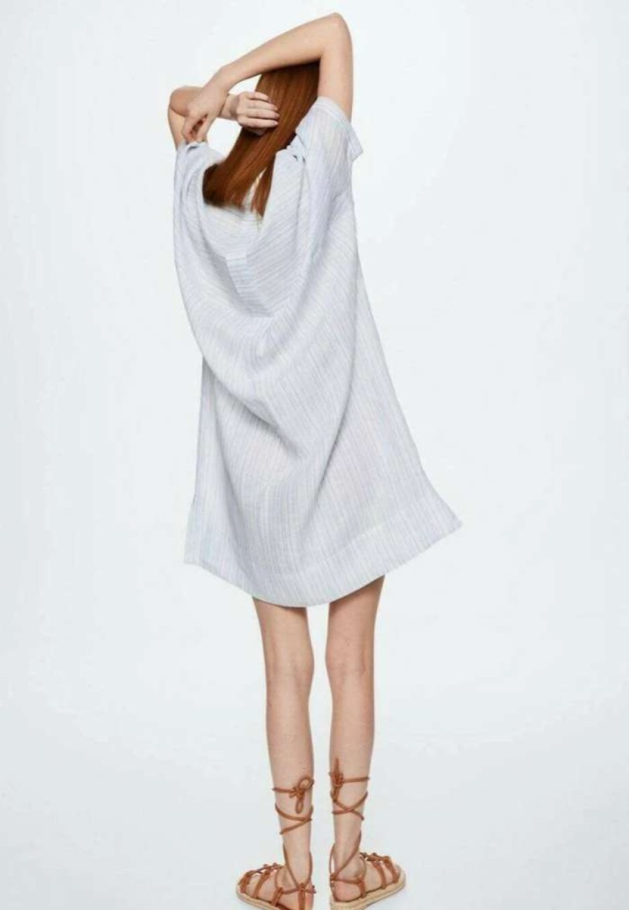 Clothing * | Mango Montana Shirt Dress White