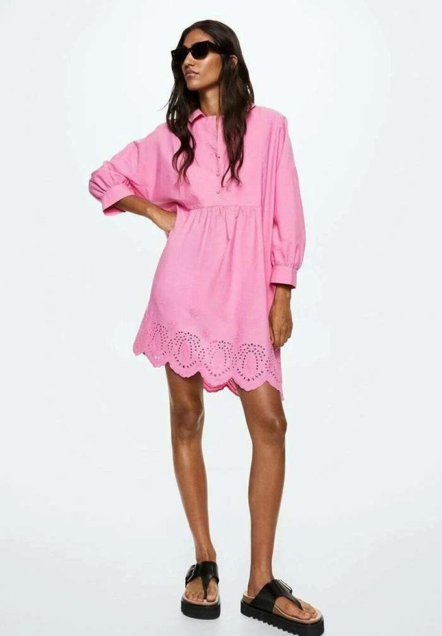 Clothing * | Mango Khan H Shirt Dress Rose