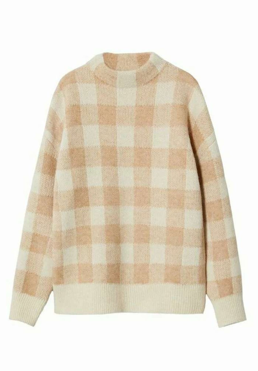 Clothing * | Mango Pinyin Jumper Beige