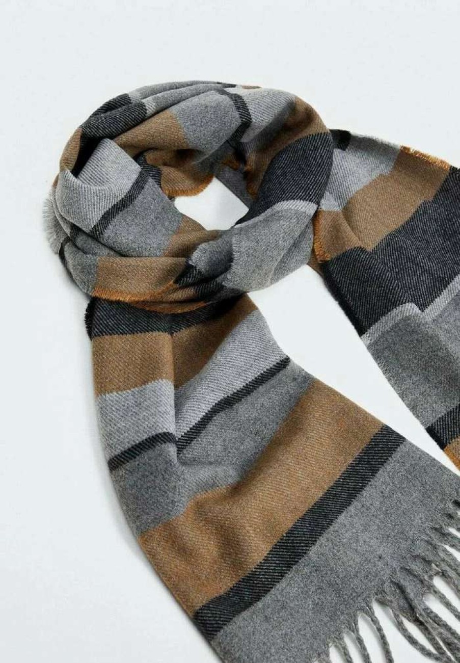 Accessoires * | Mango Luton Scarf Gra