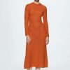 Clothing * | Mango Dante Shift Dress Naranja