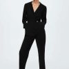 Clothing * | Mango Suti Jumpsuit Black