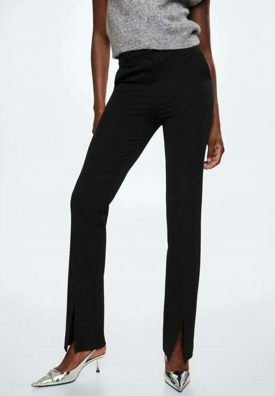 Clothing * | Mango Anne Trousers Black