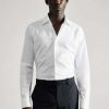 Clothing * | Mango Emeritol Formal Shirt Blanc