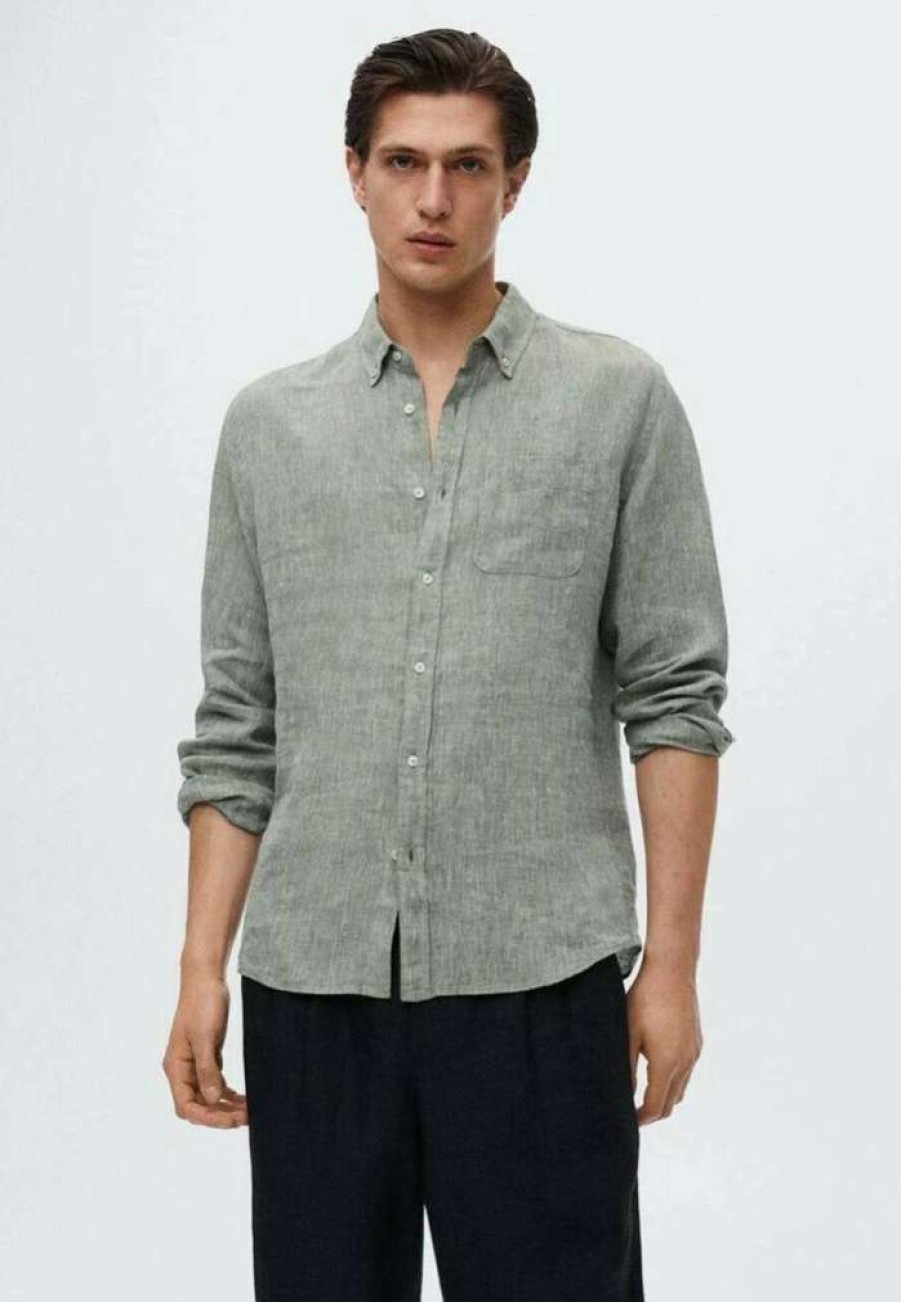 Clothing * | Mango Avispa Shirt Kaki