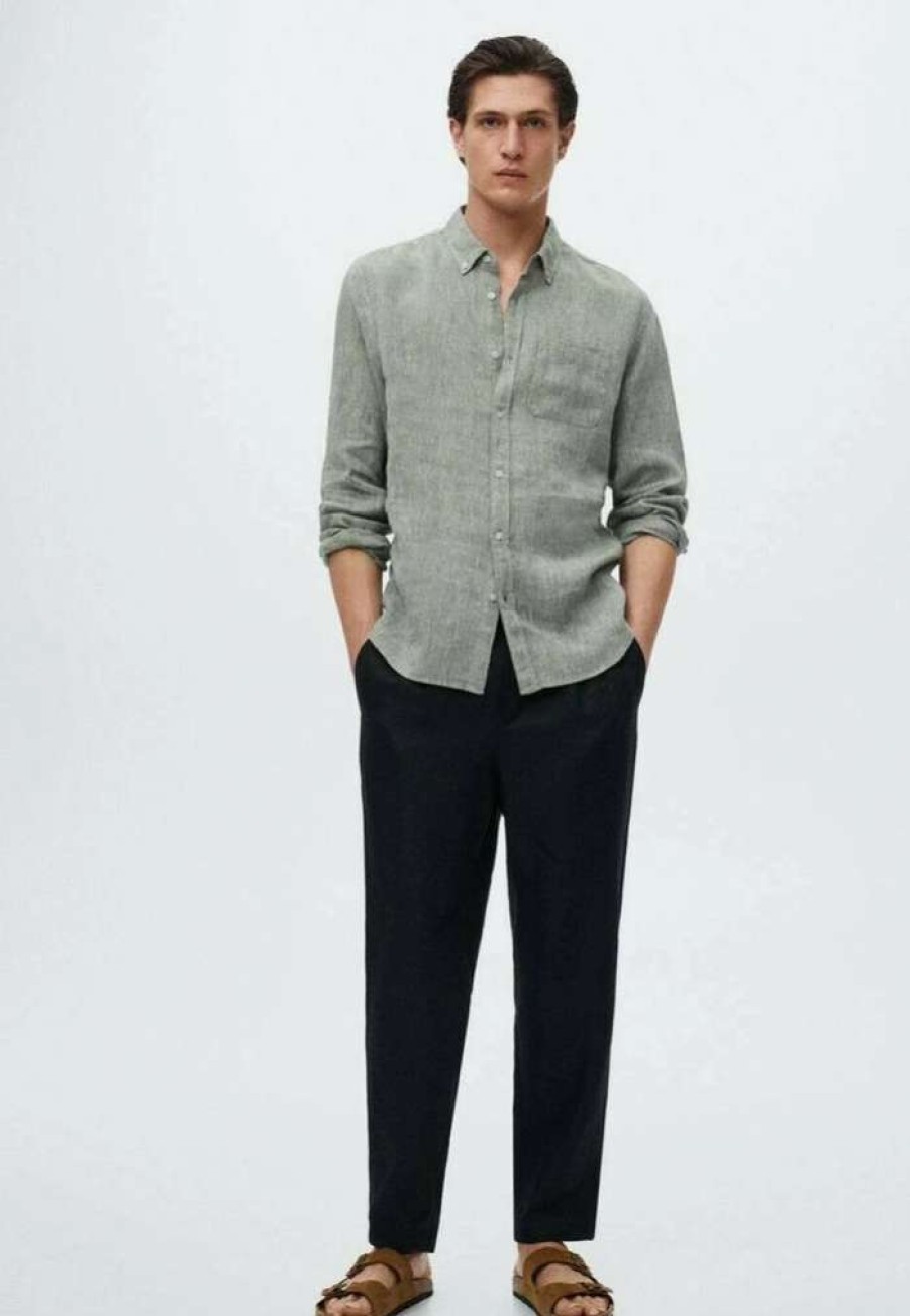 Clothing * | Mango Avispa Shirt Kaki