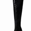 Shoe * | Mango Belinda Over-The-Knee Boots Zwart