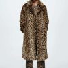 Clothing * | Mango Miau Winter Coat Marron