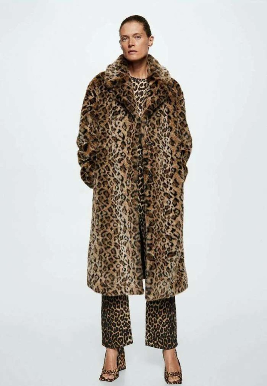 Clothing * | Mango Miau Winter Coat Marron