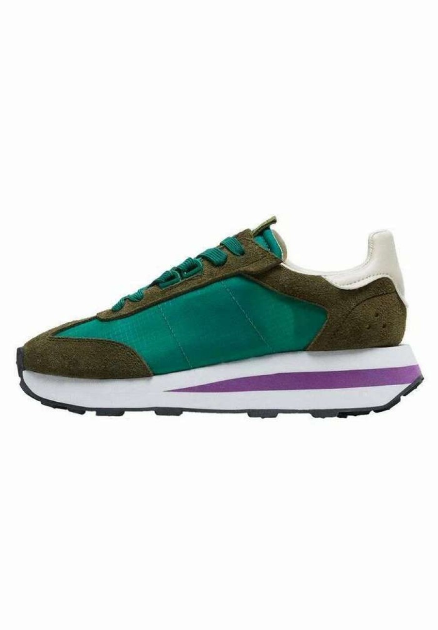 Shoe * | Mango Layer Trainers Green