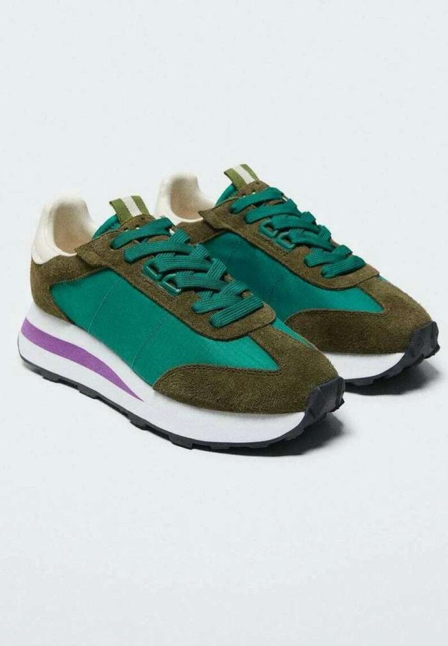 Shoe * | Mango Layer Trainers Green