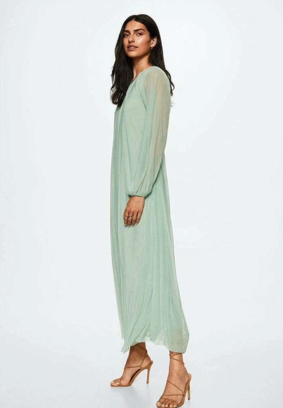 Clothing * | Mango Blanca A Maxi Dress Wassergrun