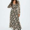 Clothing * | Mango Moka Maxi Dress Rozowy