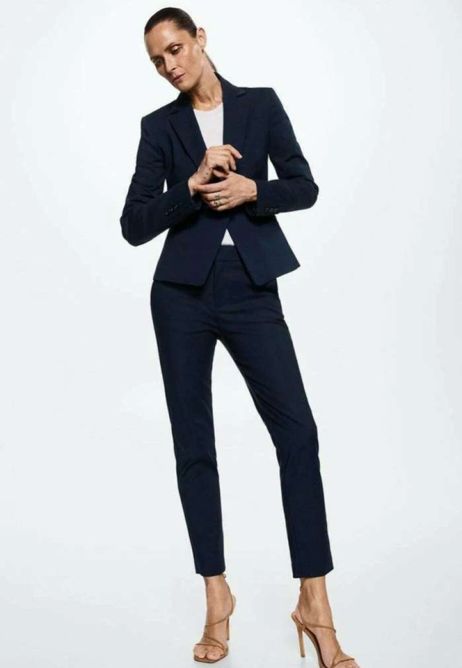 Clothing * | Mango Cofi Blazer Donkermarine