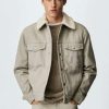 Clothing * | Mango Wasp Light Jacket Beige