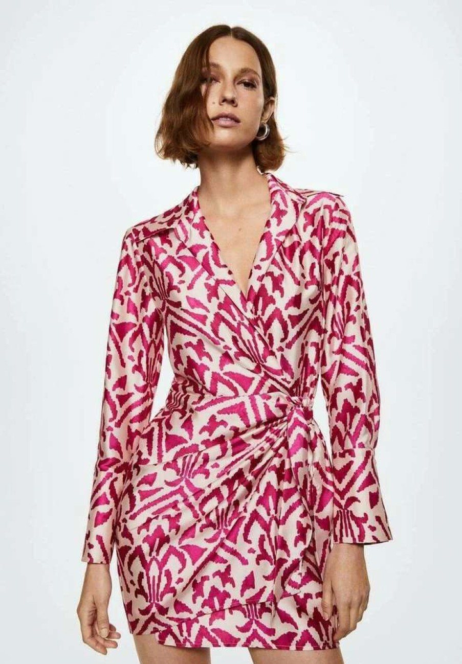 Clothing * | Mango Quant Day Dress Roze