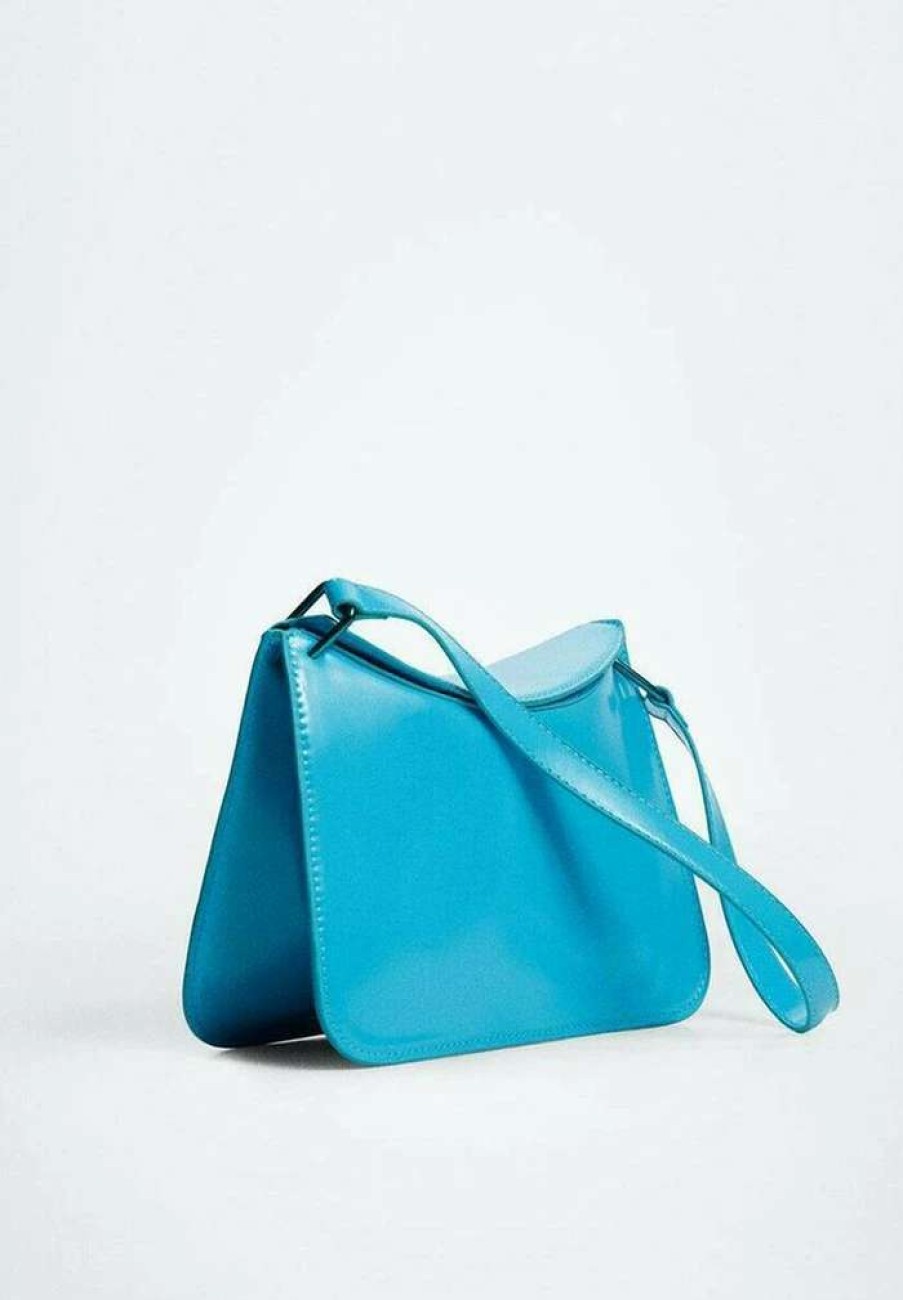 Accessoires * | Mango Brit Handbag Turquoise